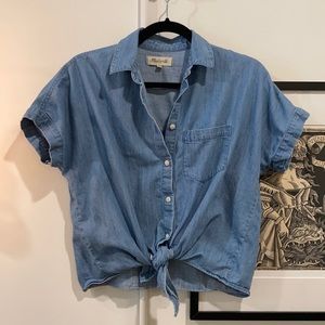Madewell denim top